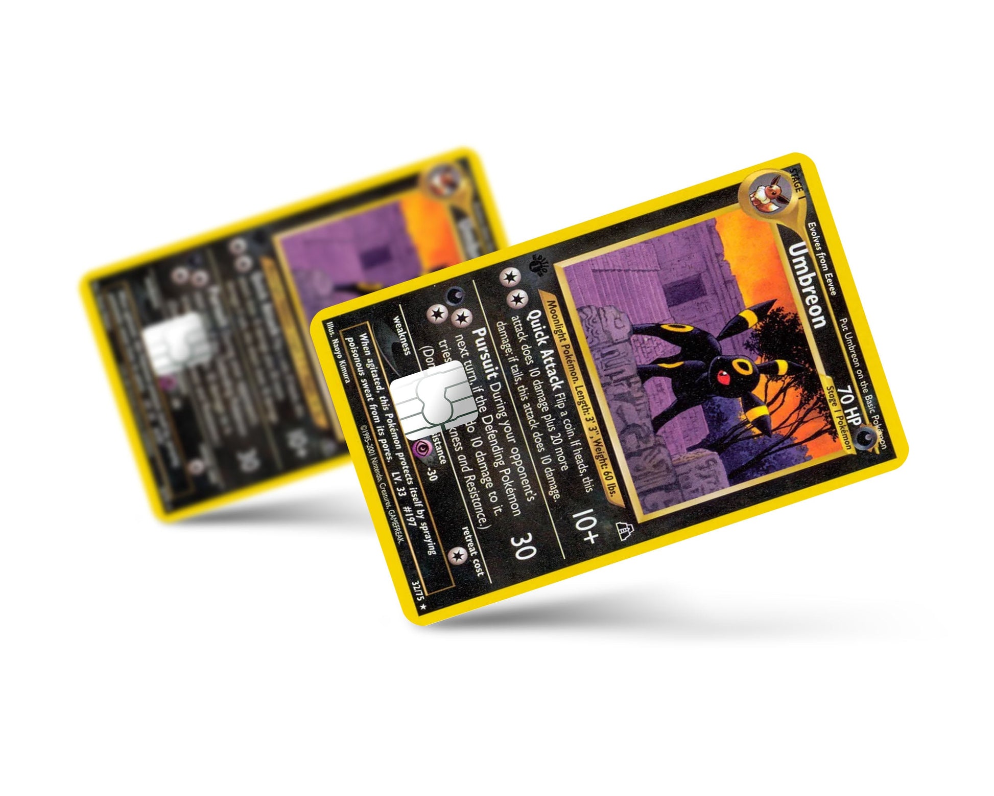 Anime Town Creations Credit Card Umbreon Pokemon Card Full Skins - Anime Pokemon Credit Card Skin