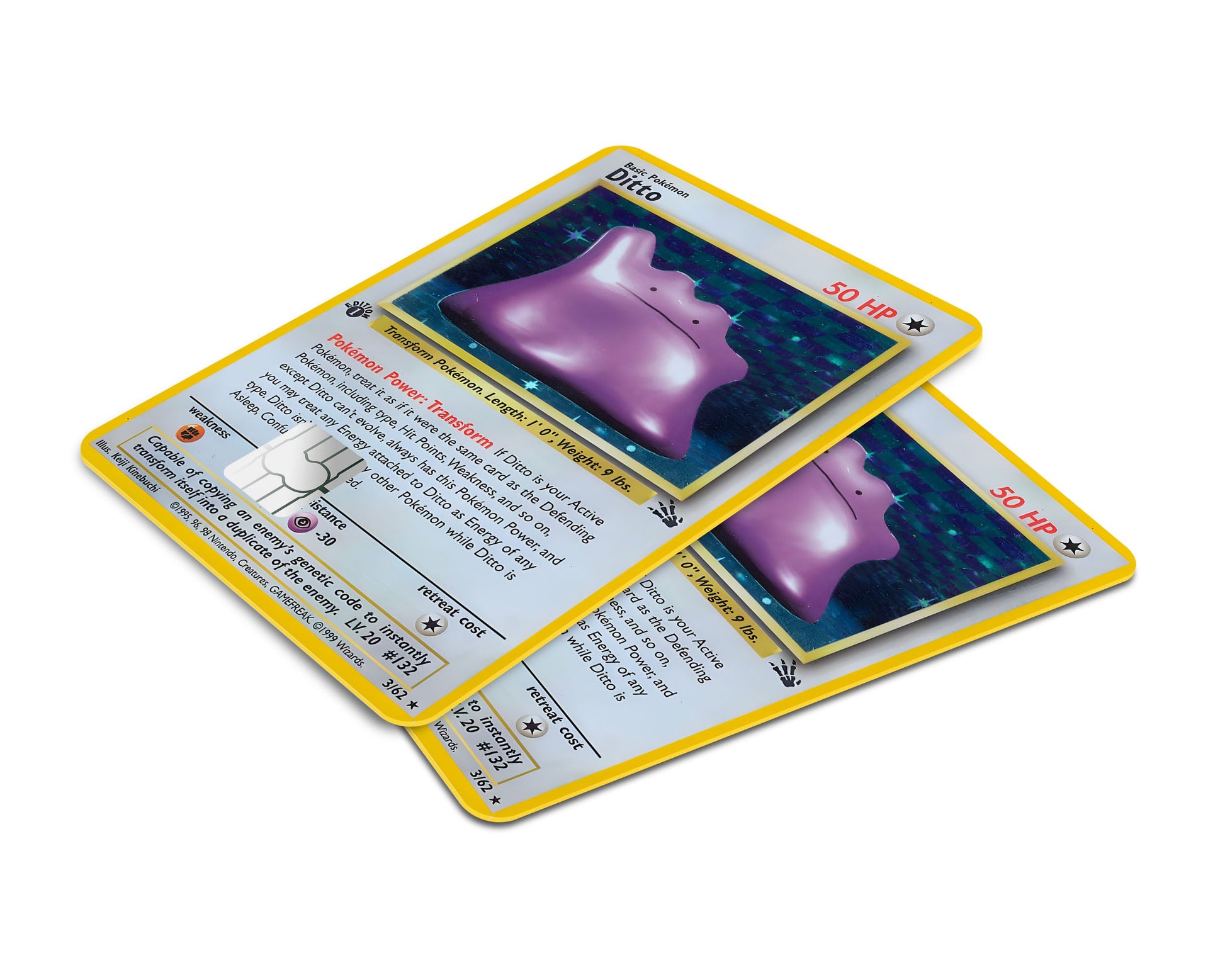Ditto Pokemon Card Credit Card Credit Card Skin Anime Town Creations Ditto Pokemon Card Credit Card Credit Card Skin Anime Town Creations