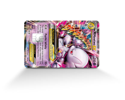 Anime Town Creations Credit Card Mega Mewtwo Y Pokemon Card Full Skins - Anime Pokemon Credit Card Skin