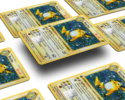 Anime Town Creations Credit Card Raichu Pokemon Card Window Skins - Anime Pokemon Credit Card Skin