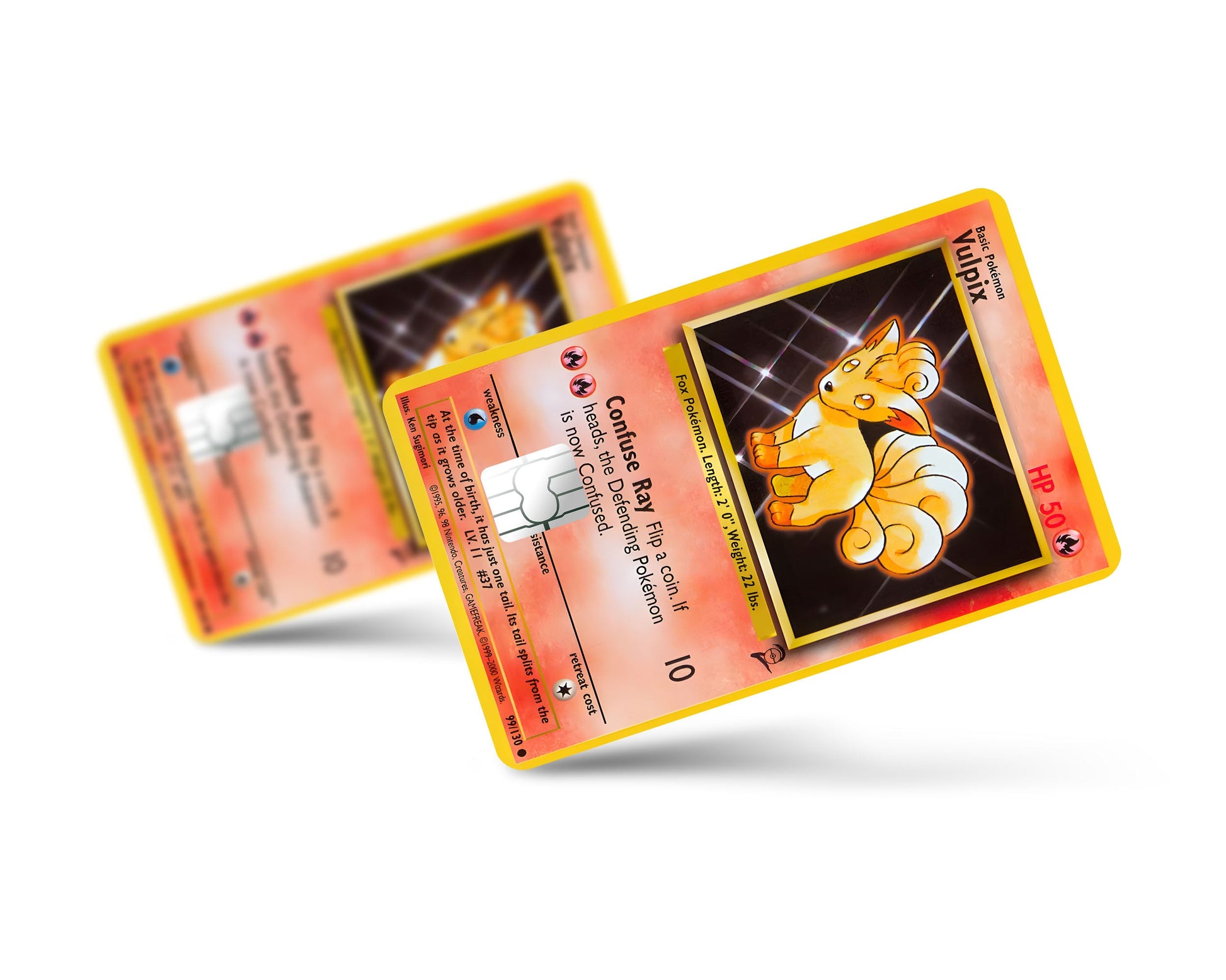 Vulpix Pokemon Card Credit Card Credit Card Skin – Anime Town Creations