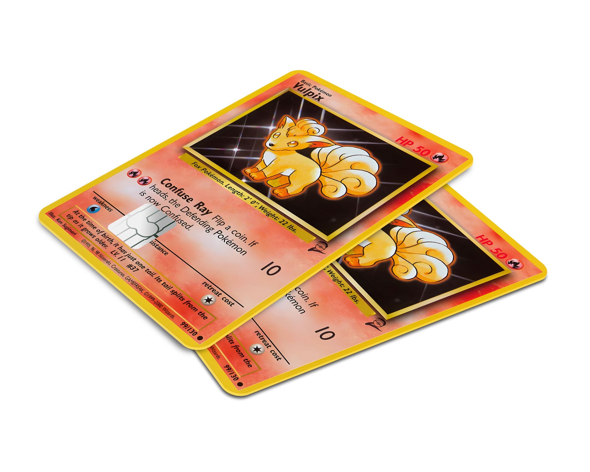 Vulpix Pokemon Card Credit Card Credit Card Skin Anime Town Creations Vulpix Pokemon Card Credit Card Credit Card Skin Anime Town Creations