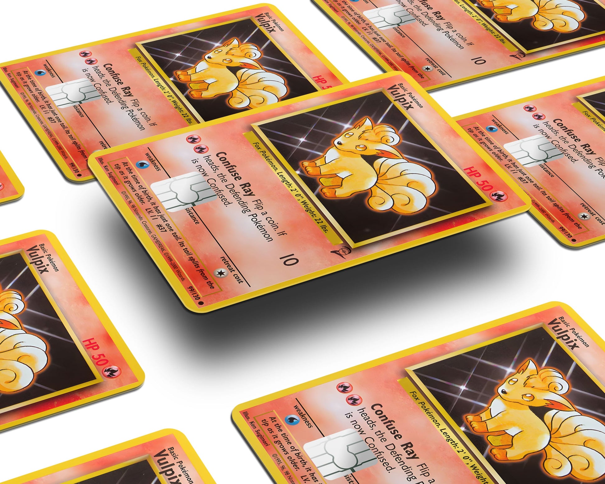 Vulpix Pokemon Card Credit Card Credit Card Skin Anime Town Creations Vulpix Pokemon Card Credit Card Credit Card Skin Anime Town Creations