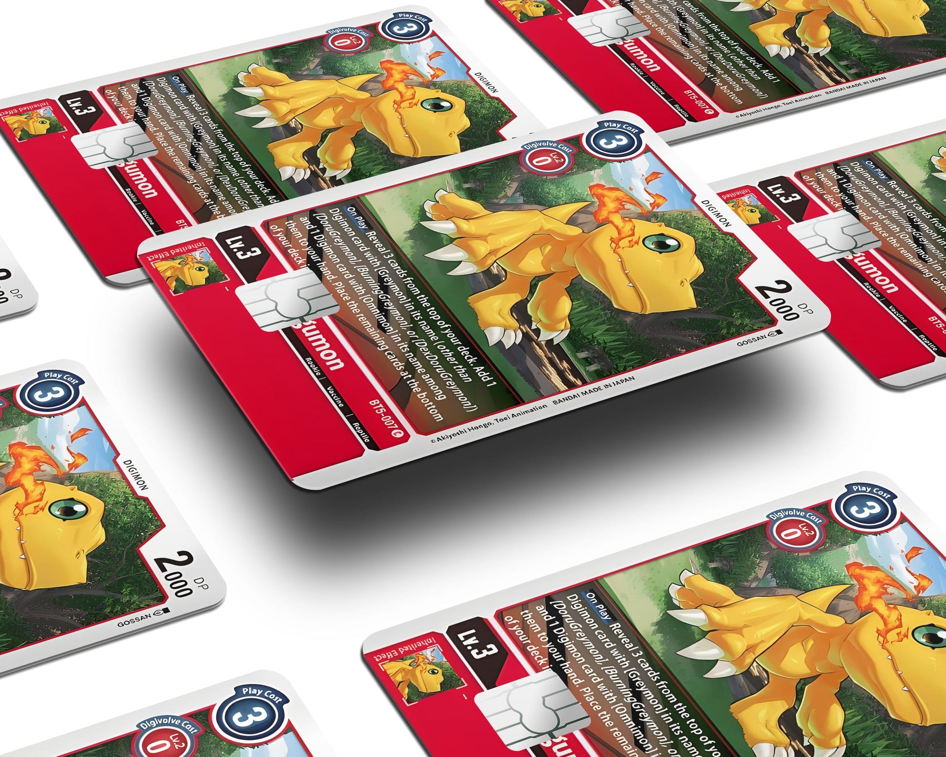 Agumon Digimon Card Credit Card Credit Card Skin – Anime Town Creations