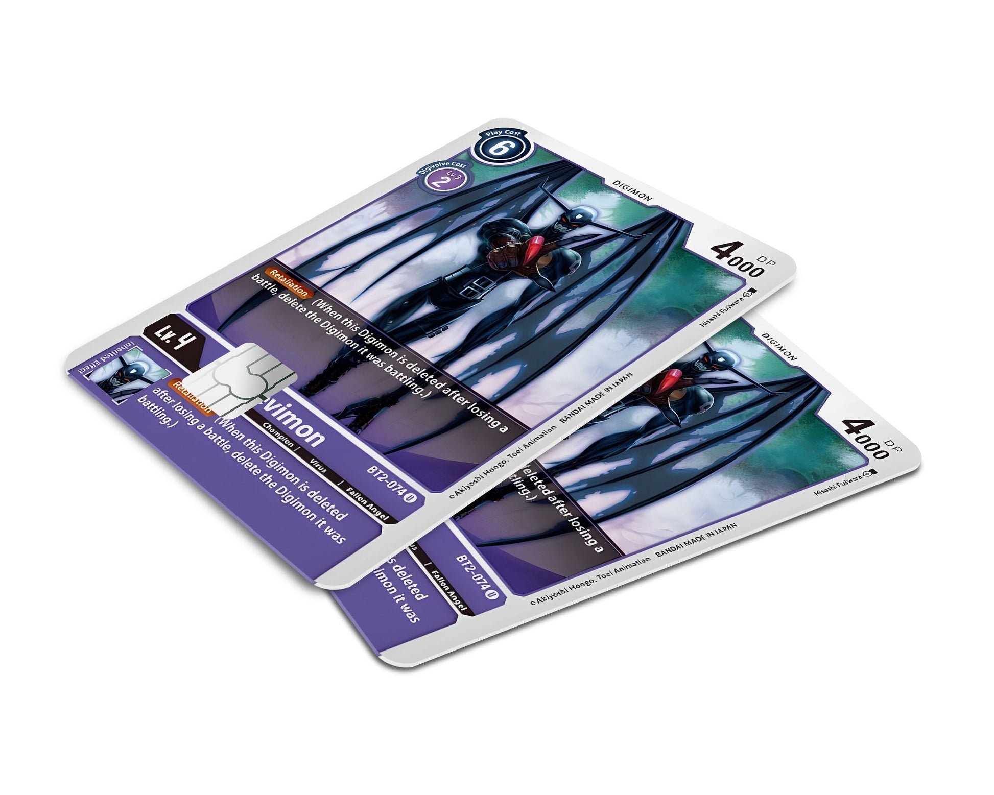 digimon credit card Devimon Digimon Card Credit Card Skin
