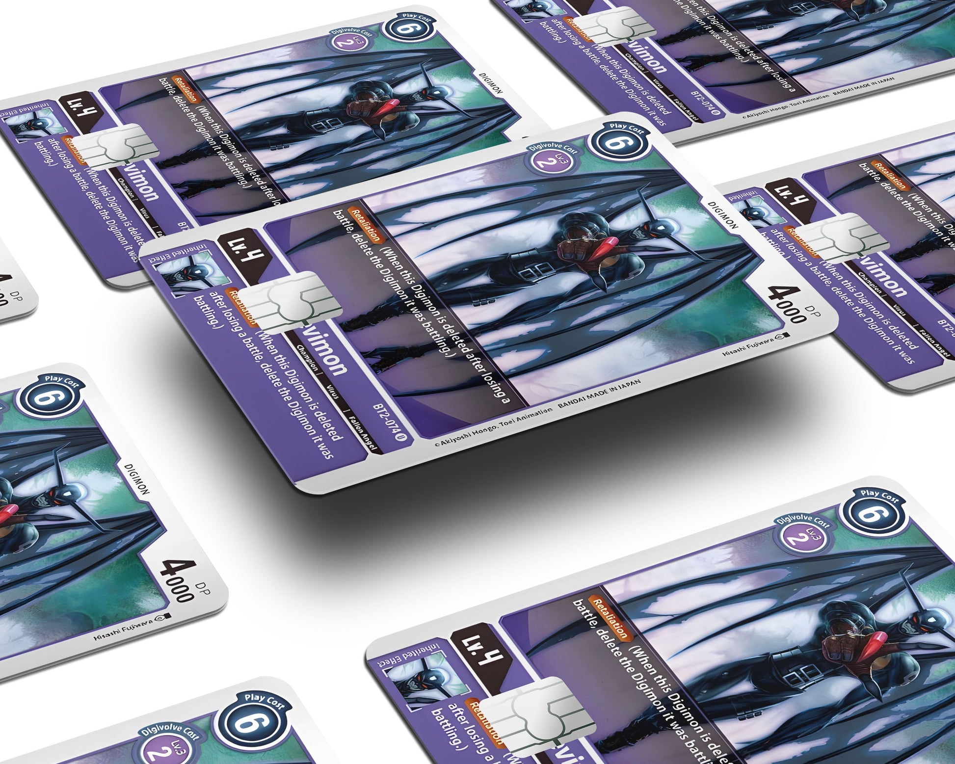 Devimon Digimon Card Credit Card Credit Card Skin Anime Town Creations Devimon Digimon Card Credit Card Credit Card Skin Anime Town Creations