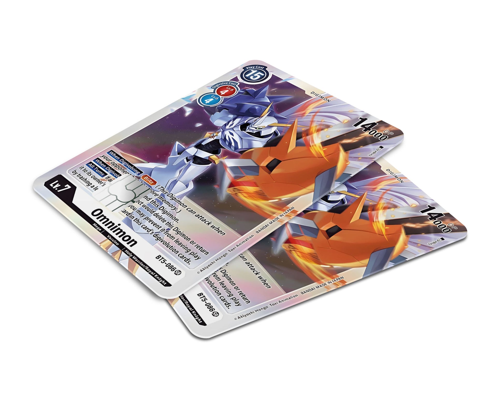Anime Town Creations Credit Card Omnimon Digimon Card Window Skins - Anime Digimon Credit Card Skin
