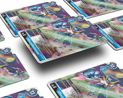 Anime Town Creations Credit Card Ulforceveedramon Digimon Card Window Skins - Anime Digimon Credit Card Skin