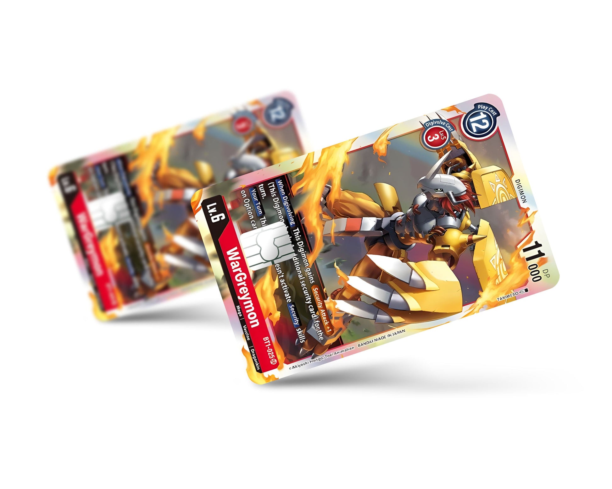 digimon credit card Wargreymon Digimon Card Credit Card Skin