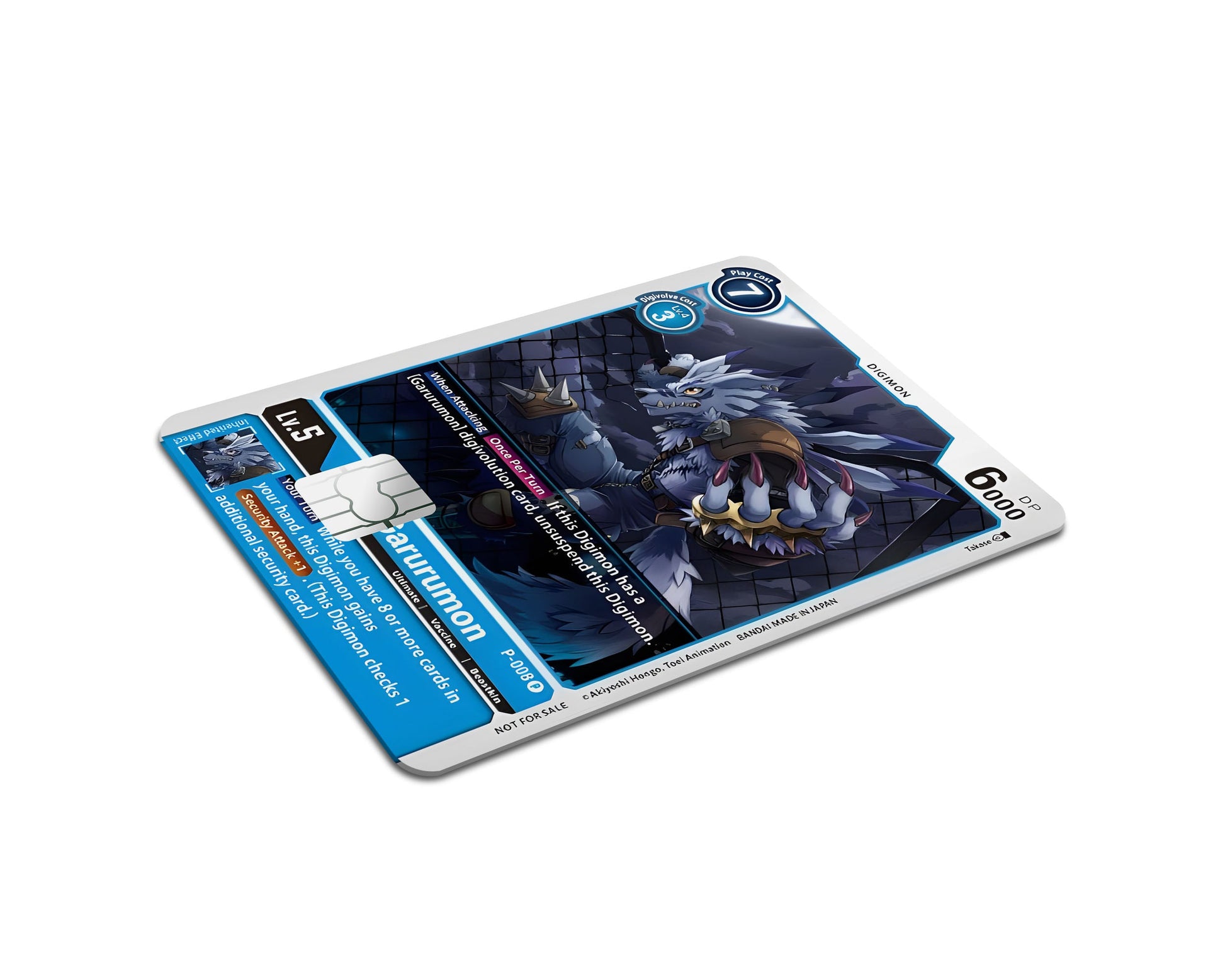 Weregarurumon Digimon Card Credit Card Credit Card Skin Anime Town Creations Weregarurumon Digimon Card Credit Card Credit Card Skin Anime Town Creations