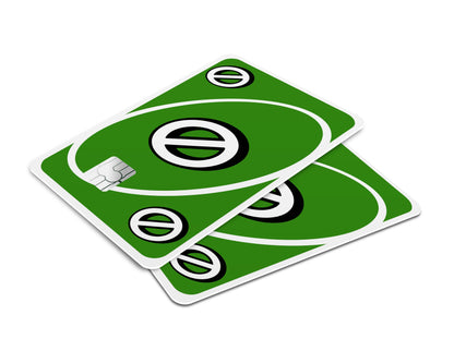 Anime Town Creations Credit Card Uno Skip Green Window Skins - Anime Quote Credit Card Skin