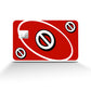 Anime Town Creations Credit Card Uno Skip Red Full Skins - Anime Quote Credit Card Skin