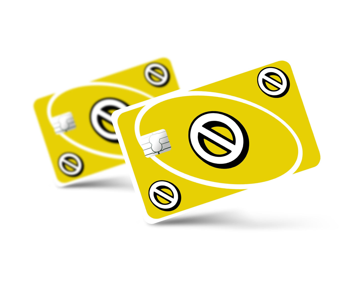 Anime Town Creations Credit Card Uno Skip Yellow Full Skins - Anime Quote Credit Card Skin