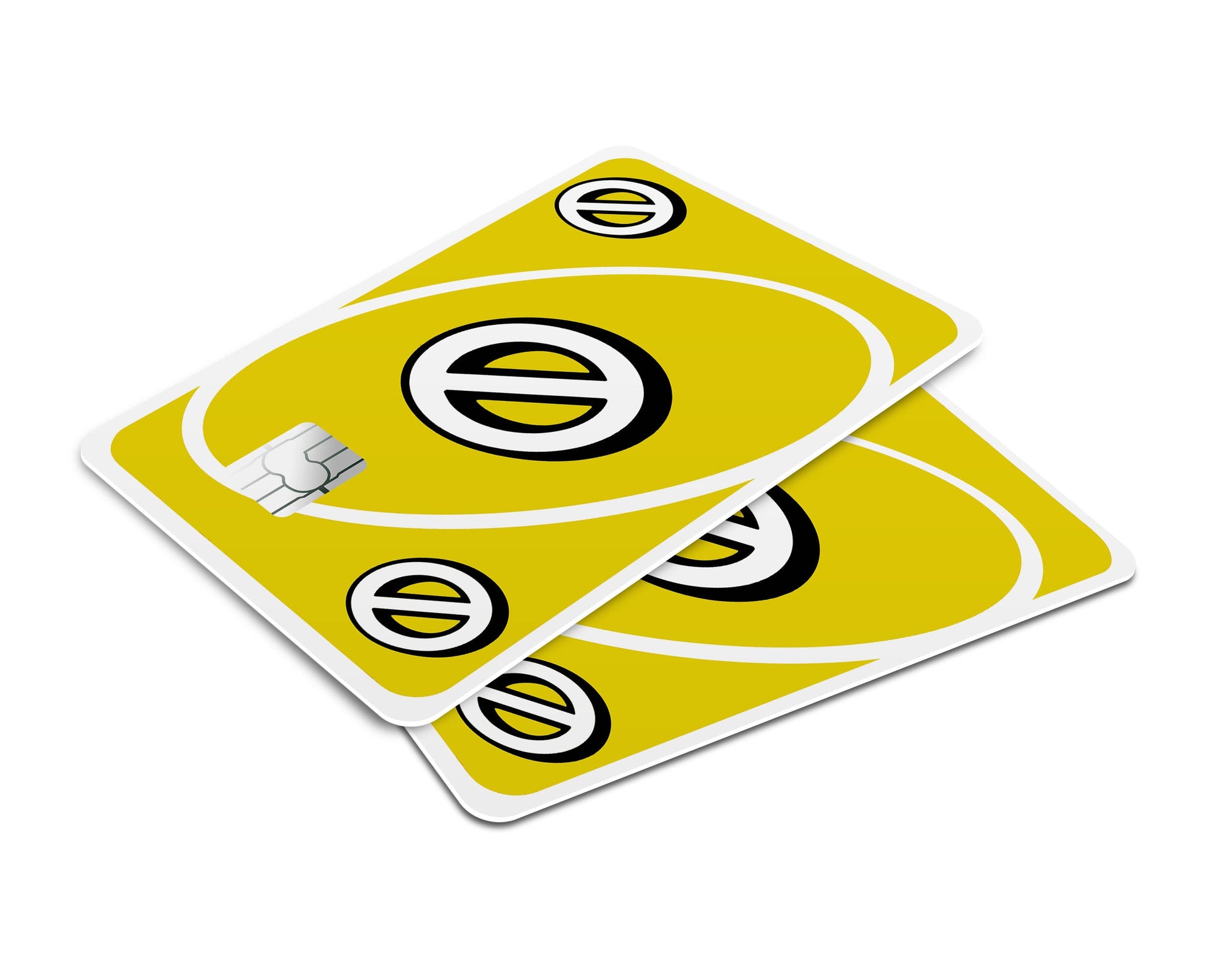Anime Town Creations Credit Card Uno Skip Yellow Window Skins - Anime Quote Credit Card Skin