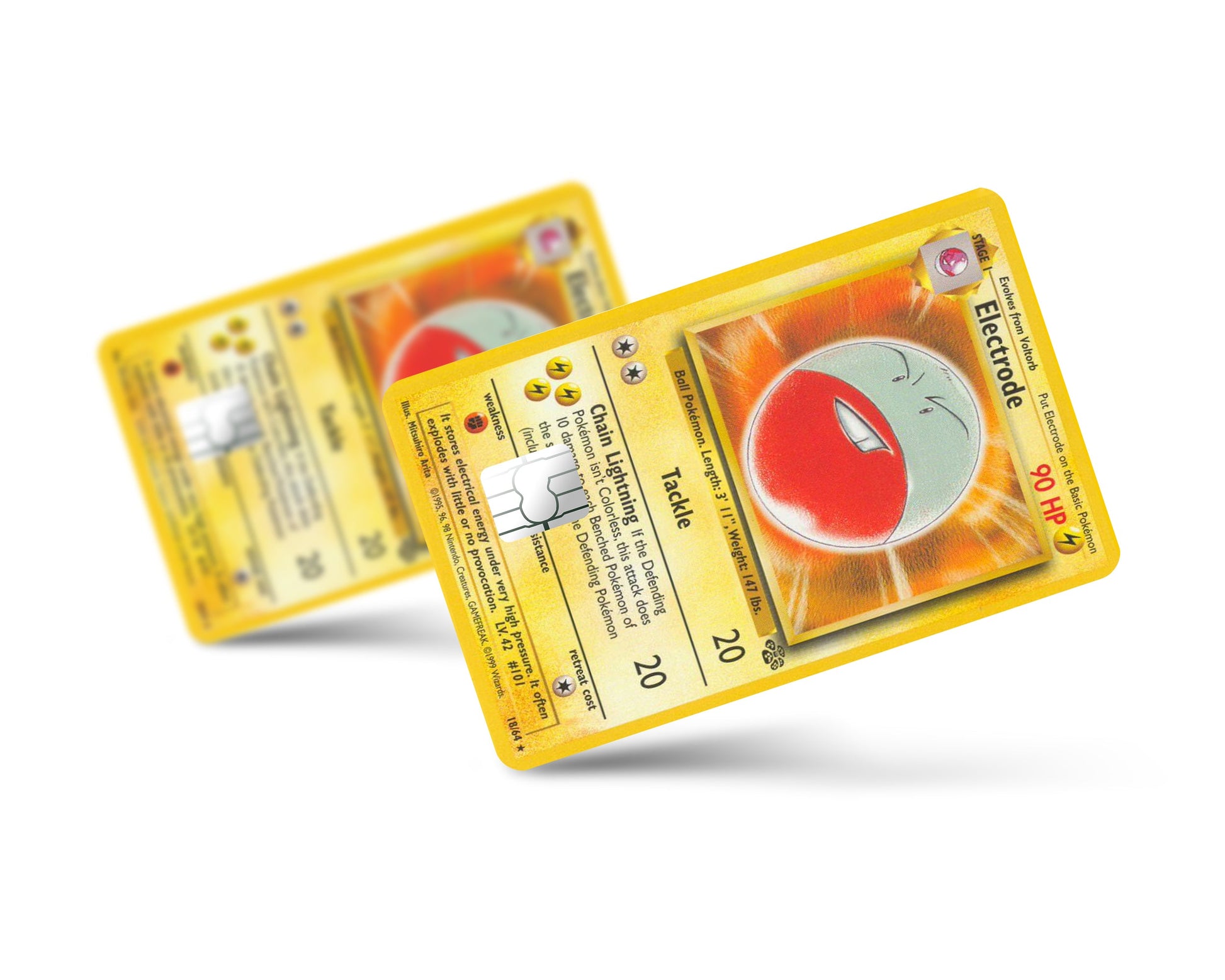Anime Town Creations Credit Card Electrode Pokemon Card Full Skins - Anime Pokemon Credit Card Skin