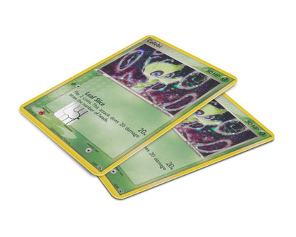 Anime Town Creations Credit Card Celebi Pokemon Card Window Skins - Anime Pokemon Credit Card Skin