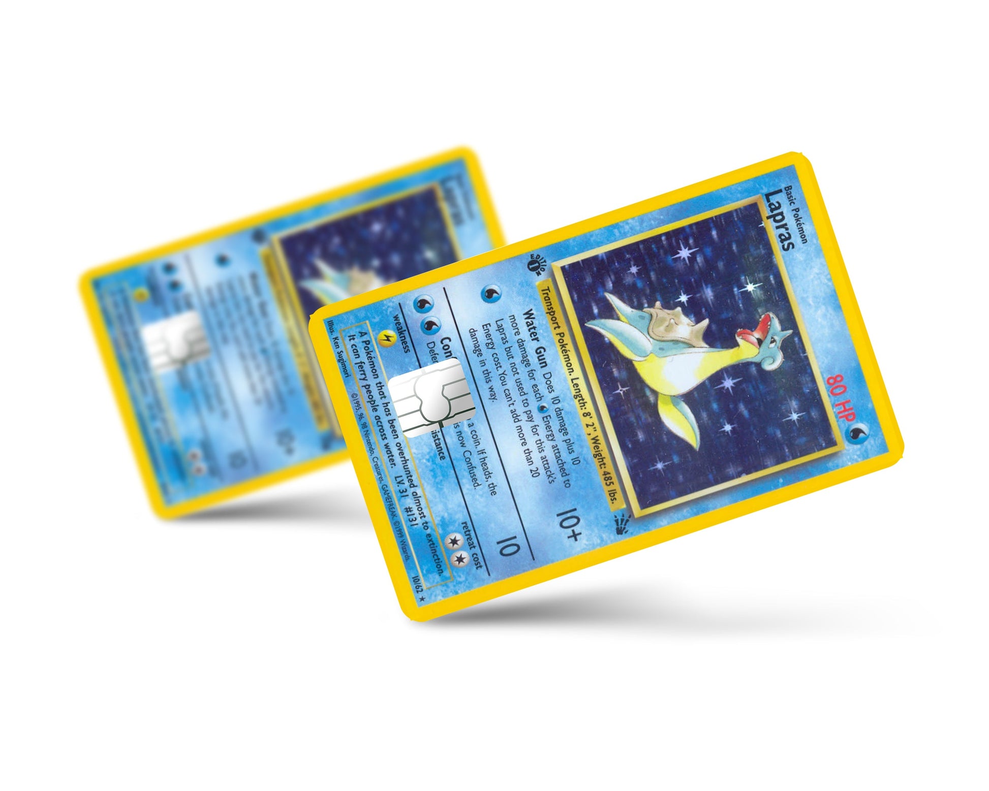 Anime Town Creations Credit Card Lapras Pokemon Card Full Skins - Anime Pokemon Credit Card Skin