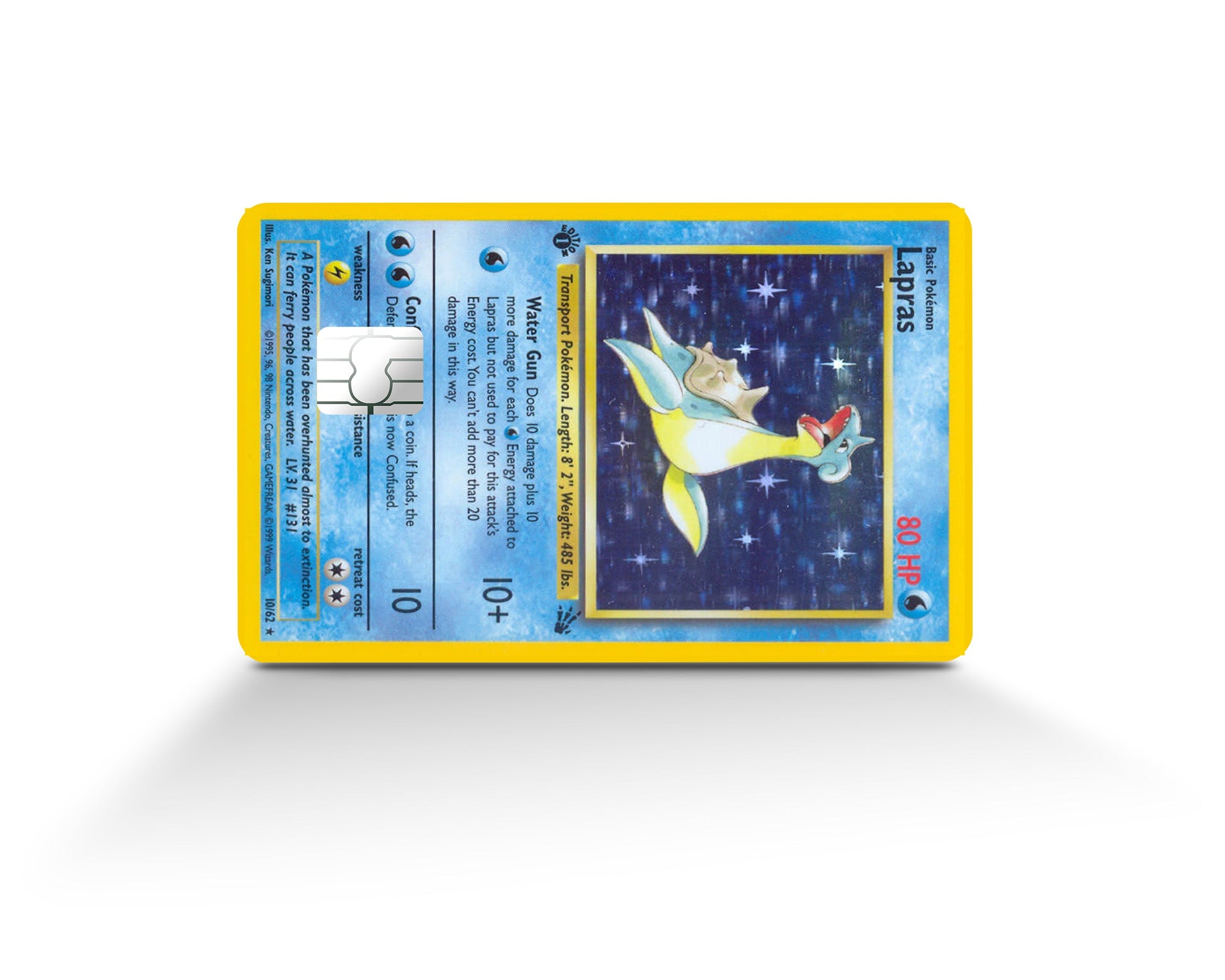 Anime Town Creations Credit Card Lapras Pokemon Card Full Skins - Anime Pokemon Credit Card Skin