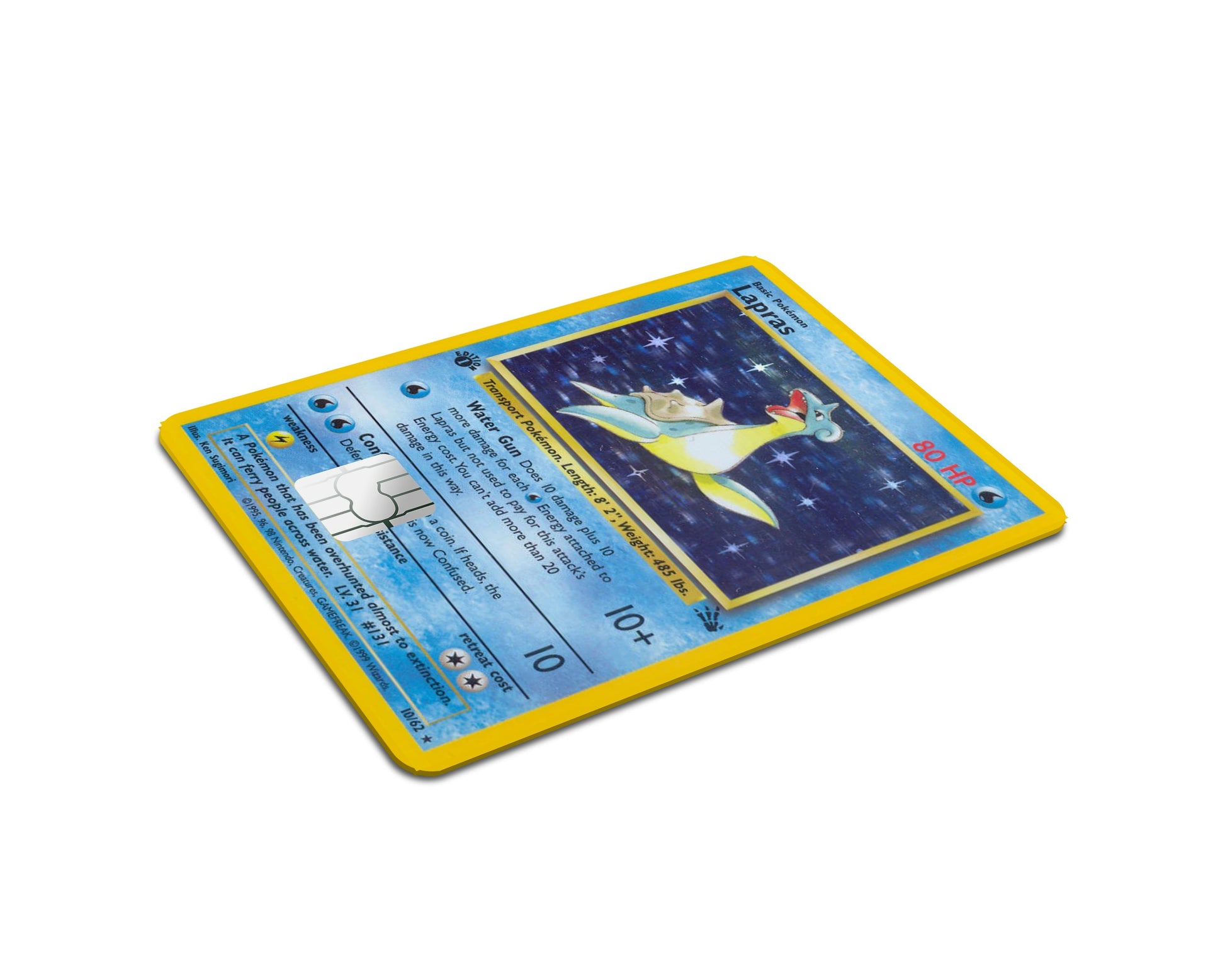 Anime Town Creations Credit Card Lapras Pokemon Card Full Skins - Anime Pokemon Credit Card Skin