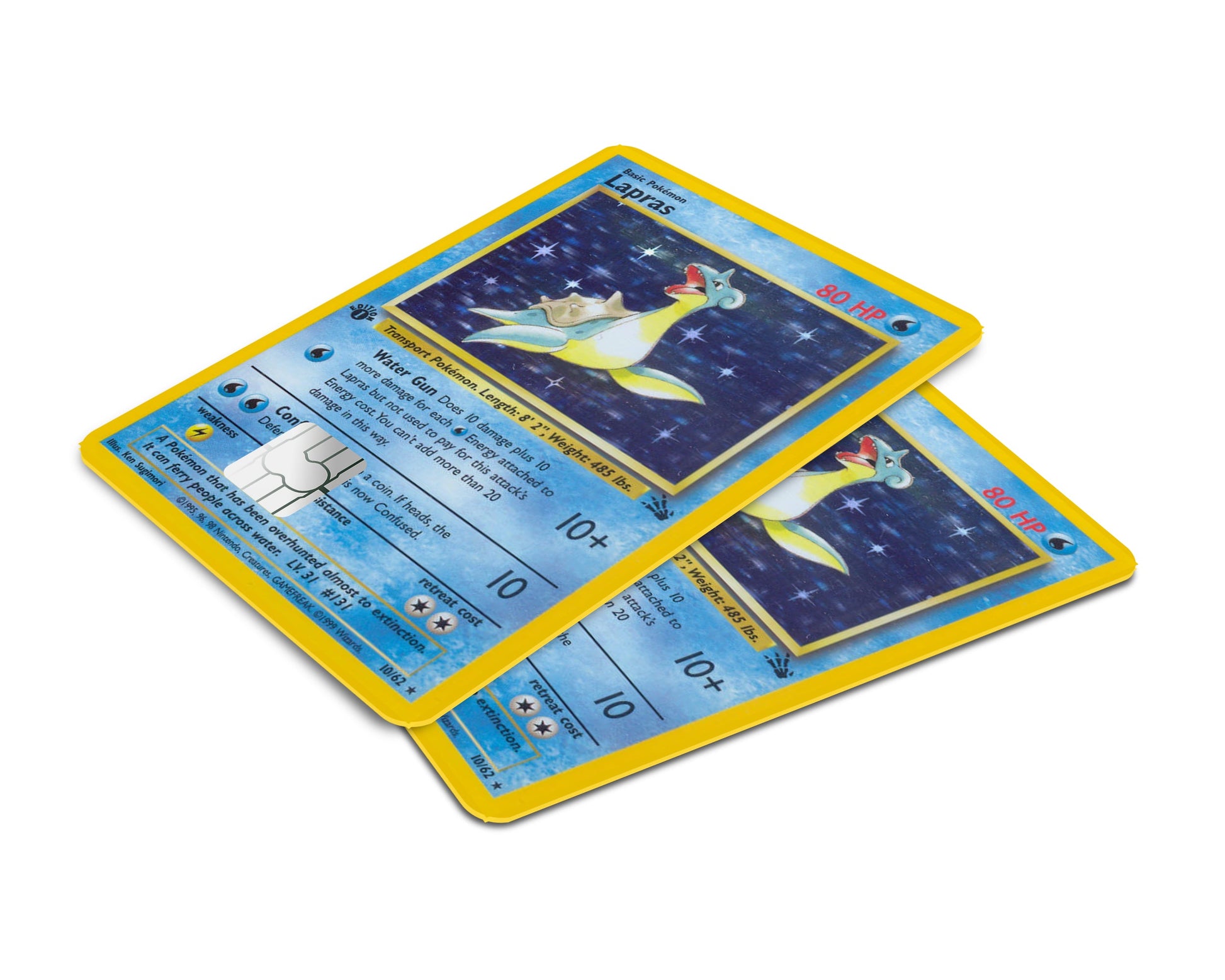 Anime Town Creations Credit Card Lapras Pokemon Card Window Skins - Anime Pokemon Credit Card Skin