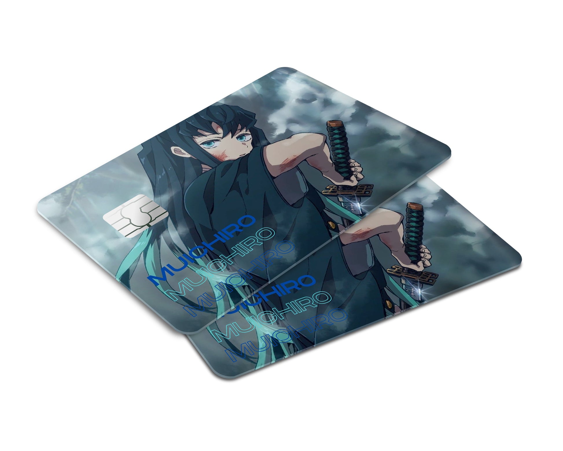 Anime Town Creations Credit Card Demon Slayer Muichiro Tokito Mist Hashira Window Skins - Anime Demon Slayer Credit Card Skin