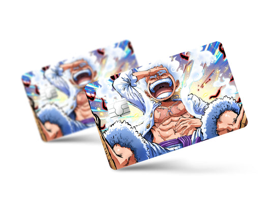 Anime Town Creations Credit Card One Piece Luffy Gear 5 Awakening Full Skins - Anime One Piece Credit Card Skin