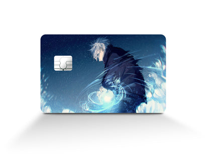 Anime Town Creations Credit Card Jujutsu Kaisen Gojo Satoru Curse Technique Full Skins - Anime Jujutsu Kaisen Credit Card Skin