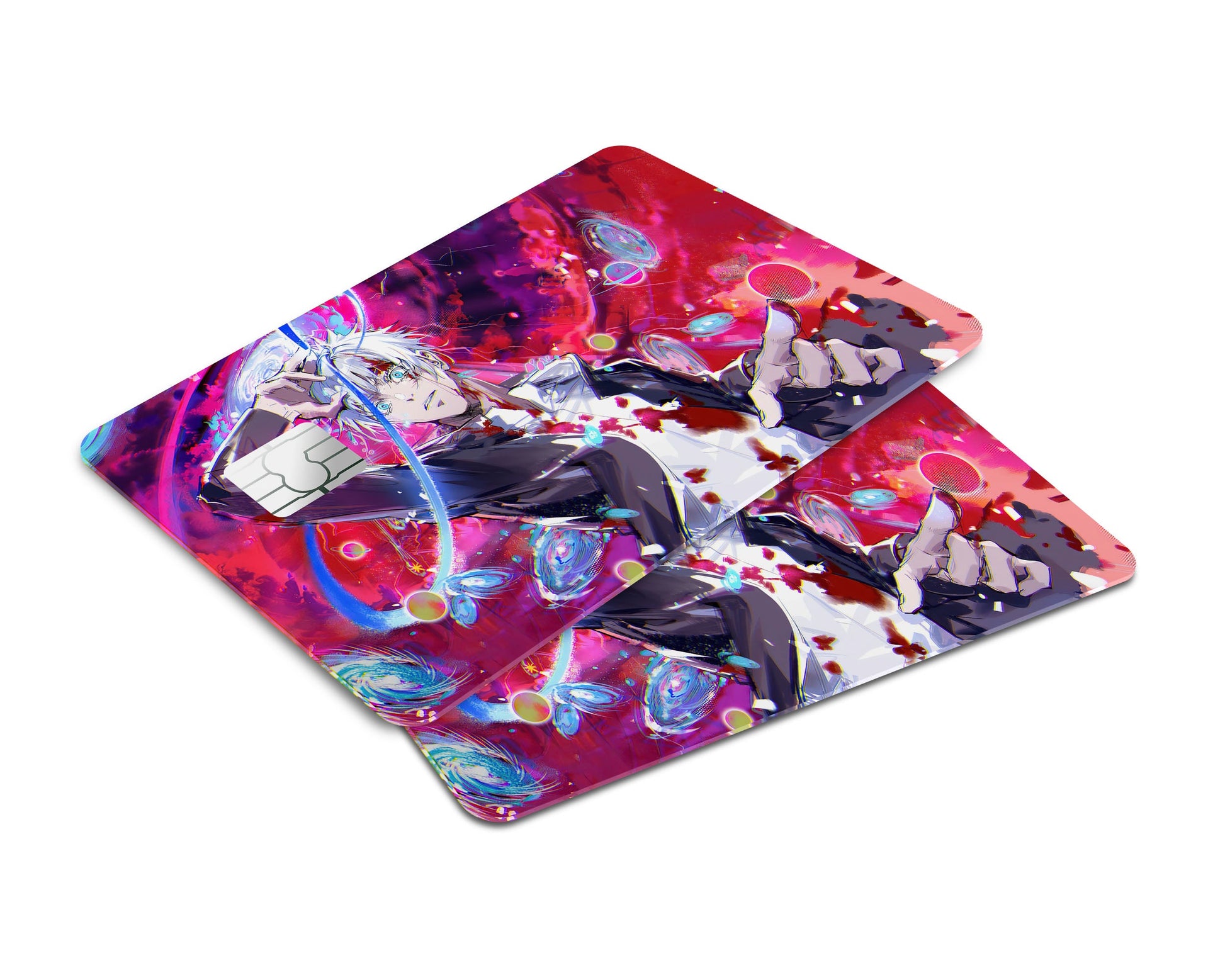 Anime Town Creations Credit Card Jujutsu Kaisen Gojo Satoru Infinite Void Artistic Window Skins - Anime Jujutsu Kaisen Credit Card Skin