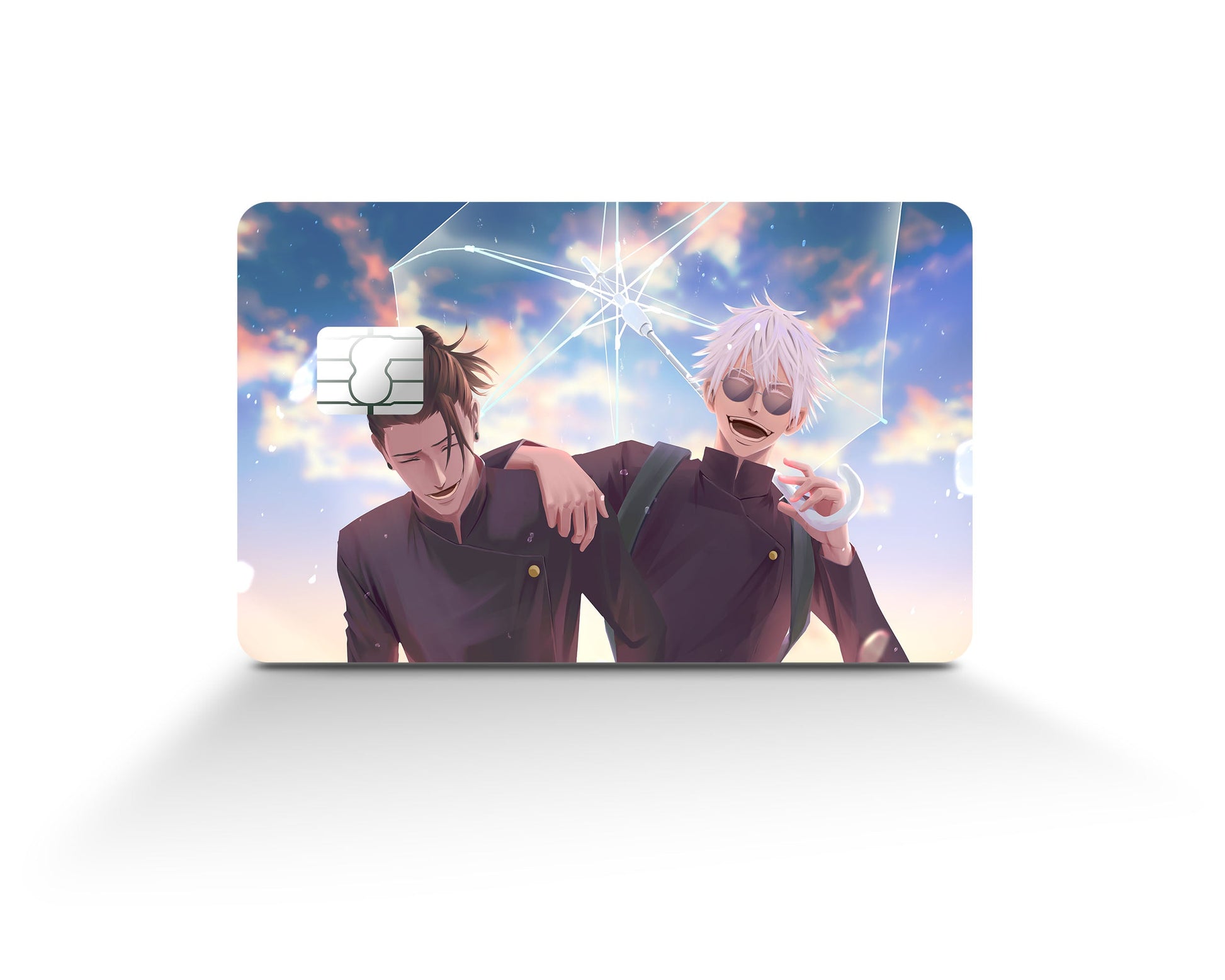 Anime Town Creations Credit Card Jujutsu Kaisen Gojo Geto Sunset Full Skins - Anime Jujutsu Kaisen Credit Card Skin