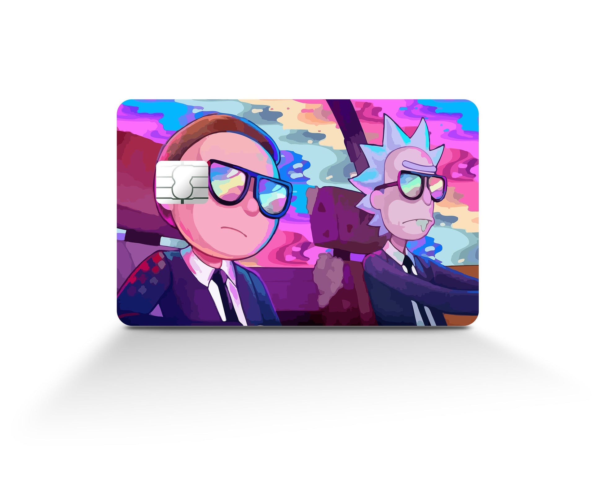 Anime Town Creations Credit Card Agents Rick and Morty Full Skins - Anime Rick and Morty Credit Card Skin
