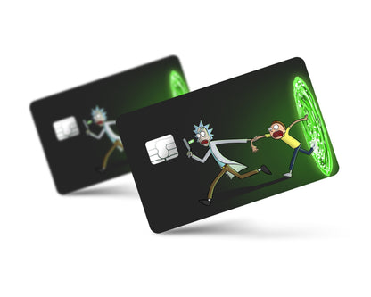 Anime Town Creations Credit Card Rick and Morty Portal Escape Full Skins - Anime Rick and Morty Credit Card Skin