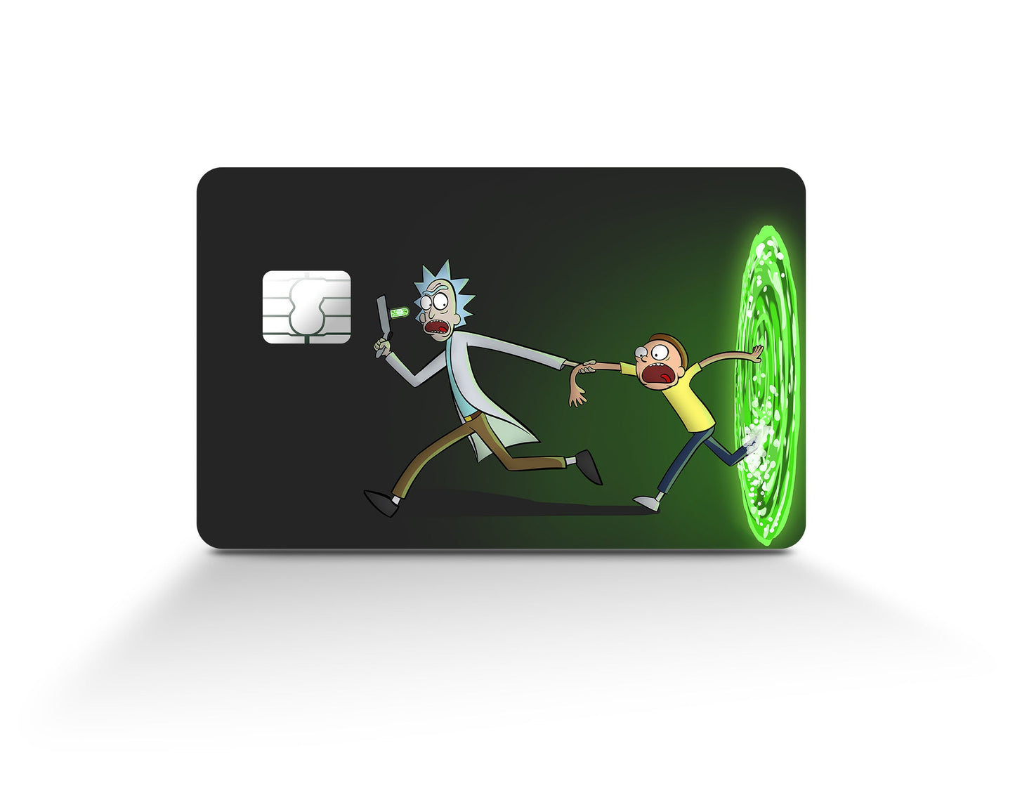 Anime Town Creations Credit Card Rick and Morty Portal Escape Full Skins - Anime Rick and Morty Credit Card Skin