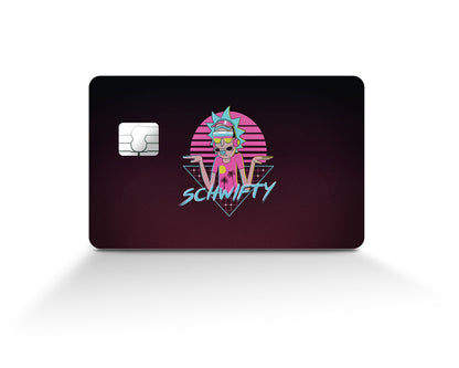 Anime Town Creations Credit Card Rick and Morty Schwifty Full Skins - Anime Rick and Morty Credit Card Skin