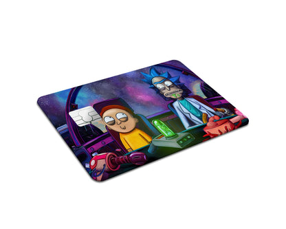 Anime Town Creations Credit Card Rick and Morty Spaceship Full Skins - Anime Rick and Morty Credit Card Skin