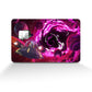 Anime Town Creations Credit Card Rick and Morty Space Travel Purple Full Skins - Anime Rick and Morty Credit Card Skin