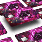 Anime Town Creations Credit Card Rick and Morty Space Travel Purple Window Skins - Anime Rick and Morty Credit Card Skin