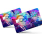 Anime Town Creations Holographic Credit Card Agents Rick and Morty Full Skins - Anime Rick and Morty Holographic Credit Card Skin