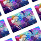 Anime Town Creations Holographic Credit Card Agents Rick and Morty Window Skins - Anime Rick and Morty Holographic Credit Card Skin