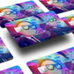 Anime Town Creations Holographic Credit Card Agents Rick and Morty Window Skins - Anime Rick and Morty Holographic Credit Card Skin