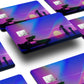 Anime Town Creations Holographic Credit Card Rick and Morty Back to Time Travel Window Skins - Anime Rick and Morty Holographic Credit Card Skin