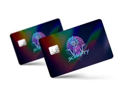 Anime Town Creations Holographic Credit Card Rick and Morty Schwifty Full Skins - Anime Rick and Morty Holographic Credit Card Skin