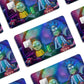 Anime Town Creations Holographic Credit Card Rick and Morty Spaceship Window Skins - Anime Rick and Morty Holographic Credit Card Skin