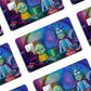 Anime Town Creations Holographic Credit Card Rick and Morty Spaceship Window Skins - Anime Rick and Morty Holographic Credit Card Skin