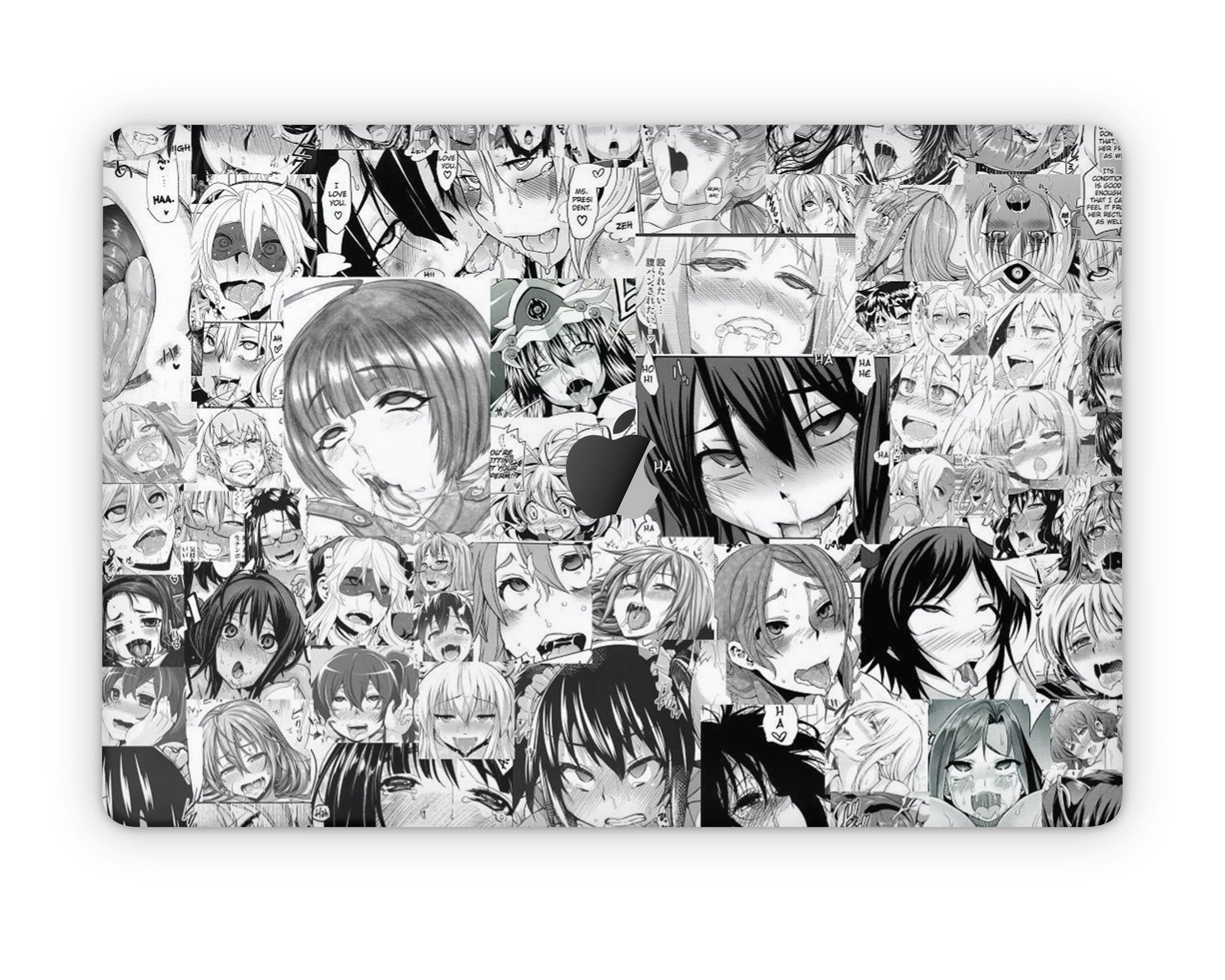 Apple MacBook Ahegao Manga Pro 16" (A2141) Skins - Anime Ahegao Skin