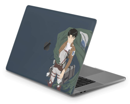 Apple MacBook Minimalistic Attack on Titan Levi Pro 16" (A2141) Skins - Anime Attack on Titan Skin