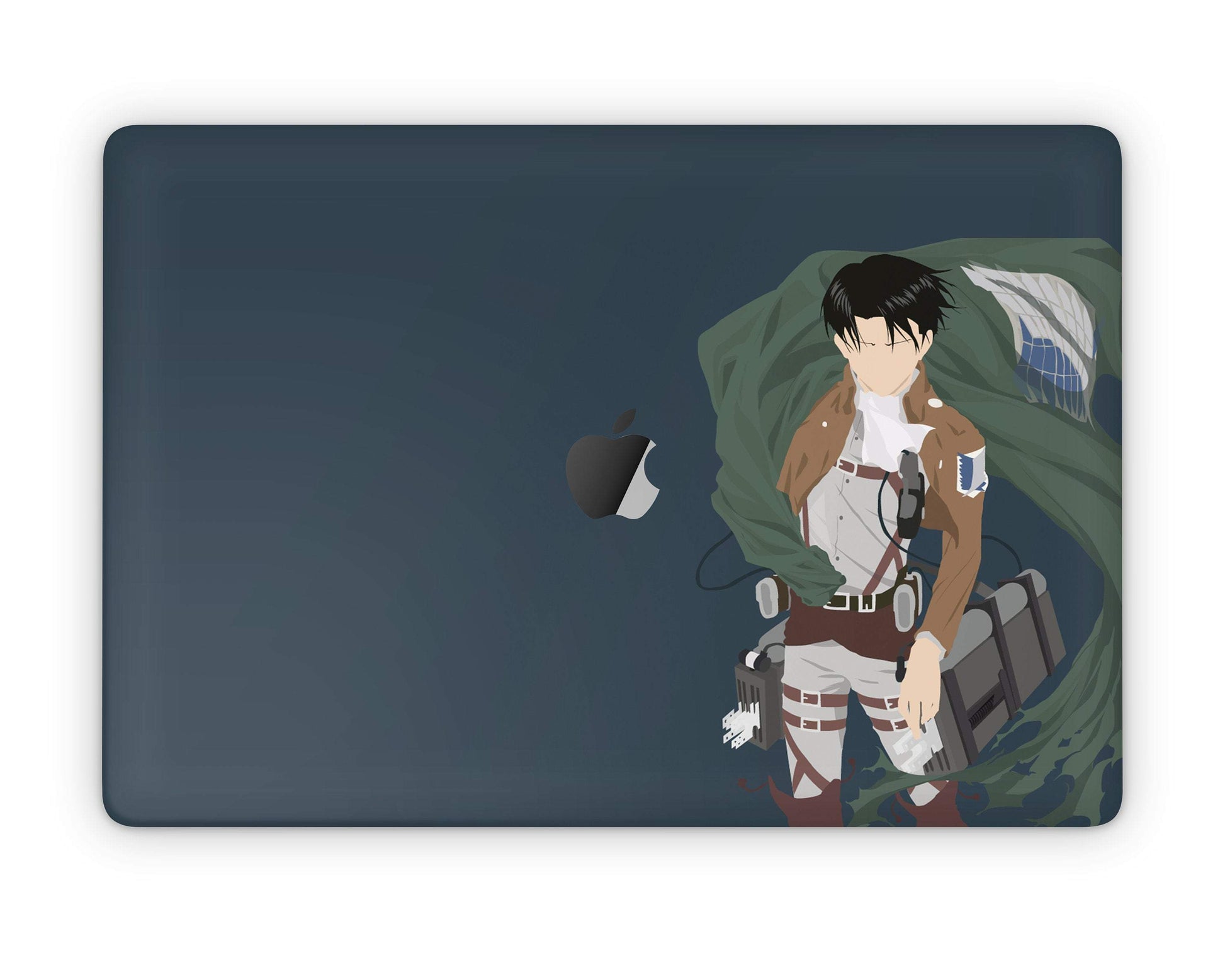 Apple MacBook Minimalistic Attack on Titan Levi Pro 16" (A2141) Skins - Anime Attack on Titan Skin