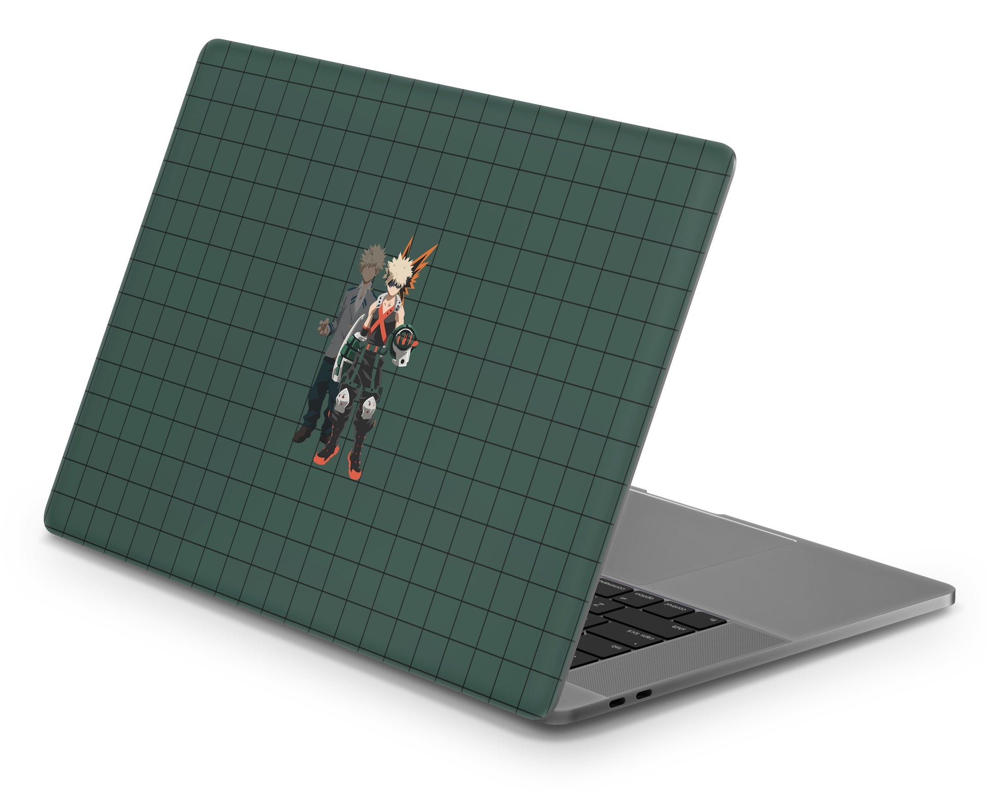 Apple MacBook My Hero Academia Katsuki Bakugo Green Pro 16" (A2141) Skins - Anime My Hero Academia Skin