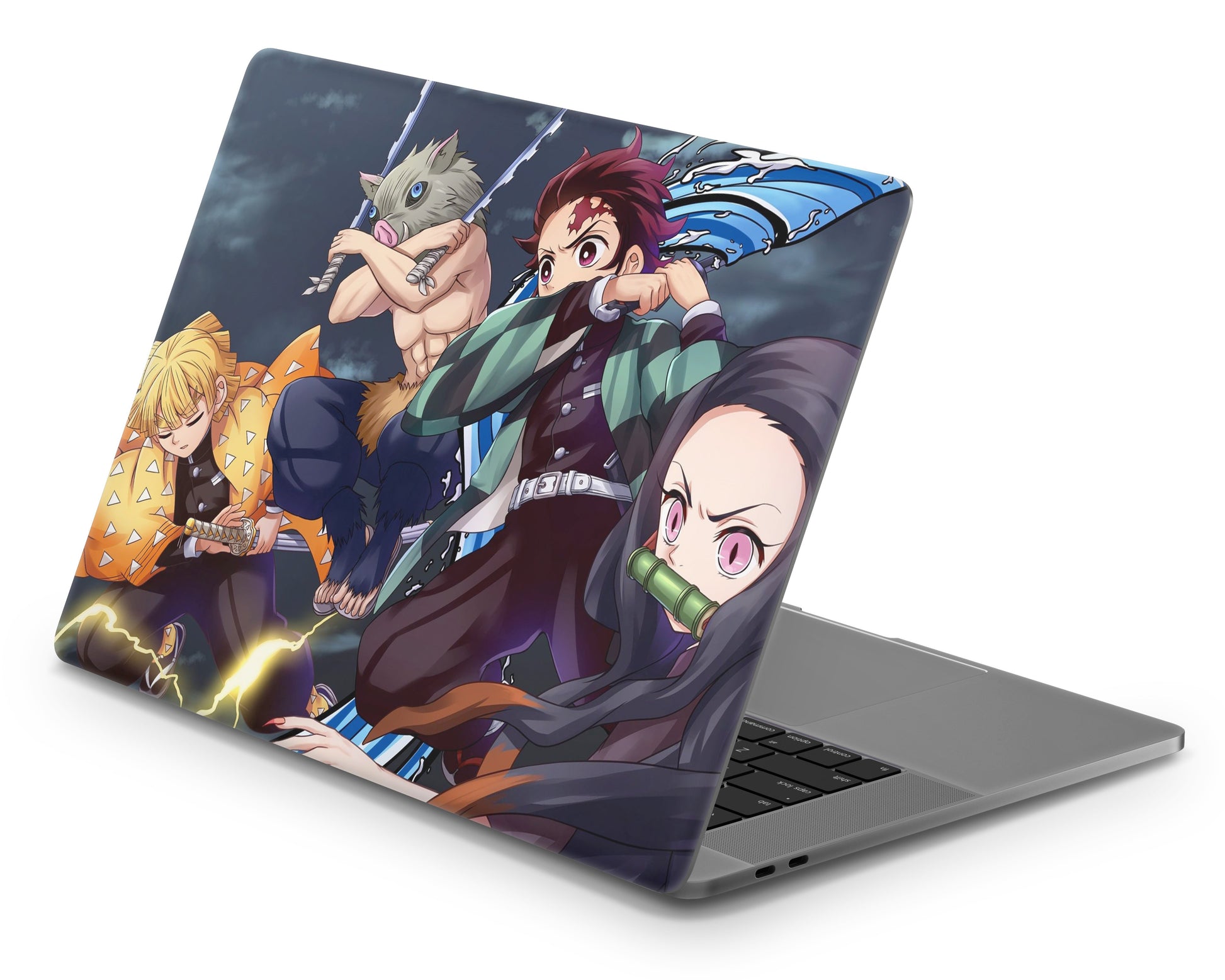 Anime Town Creations MacBook Demon Slayer Mugen Train Squad Pro 16" (A2141) Skins - Anime Demon Slayer Skin