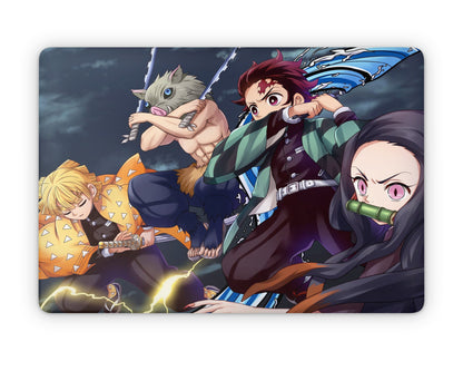 Anime Town Creations MacBook Demon Slayer Mugen Train Squad Pro 16" (A2141) Skins - Anime Demon Slayer Skin