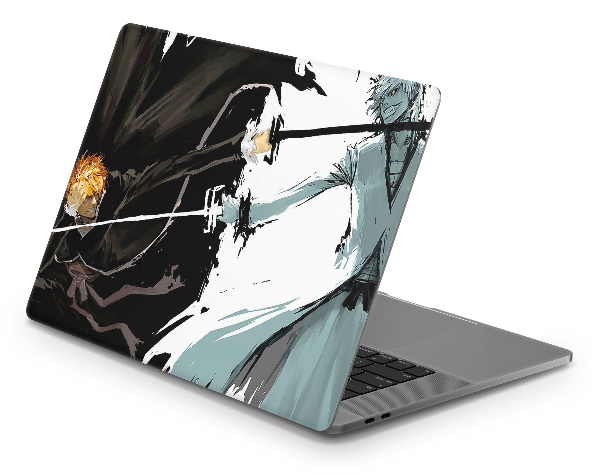 Anime Town Creations MacBook Bleach Ichigo vs Zangetsu Black Pro 16" (A2141) Skins - Anime Bleach Skin